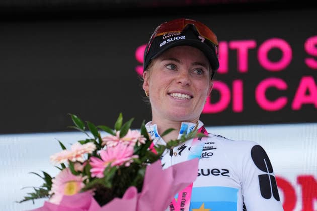 Netherlands™s Demi Vollering of FDJ United - Suez™s winner of stage during Stage 5 of the Giro d™Italia Women, from Longarone to Santo Stefano di Cadore, Italy, Wednesday, June 3, 2026  Copyright: xDavidexSpada LaPressex