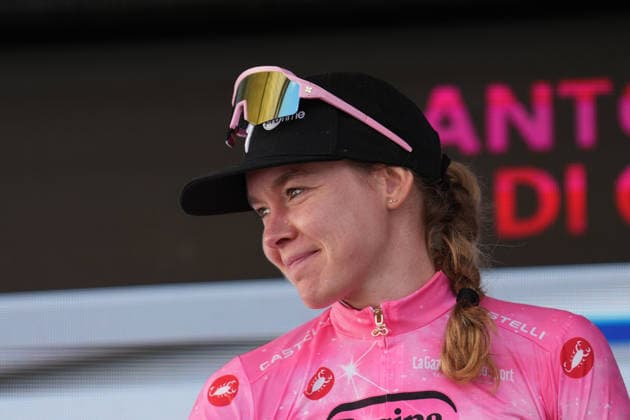 Netherlands™s Anna van der Breggen of Team SD Worx - Protime™s pink jersey during Stage 5 of the Giro d™Italia Women, from Longarone to Santo Stefano di Cadore, Italy, Wednesday, June 3, 2026  Copyright: xDavidexSpada LaPressex