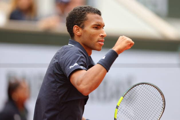 Felix Auger Aliassime, CAN, during quarterfinal of 2026 French Open at Roland Garros, Paris, 03 06 2026