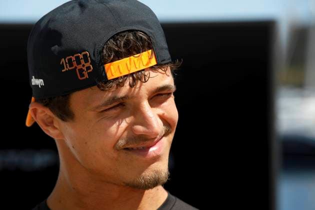 Formel 1, GP Monaco in Monte Carlo CASQUES LEGO PILOTES MCLAREN PHOTOPQR NICE MATIN Jean François Ottonello ; Monaco ; 03 06 2026 ; Les pilotes F1 McLaren Lando Norris et Oscar Piastri presentent leur casque LEGO pour le 1000e Grand Prix de l ecurie McLaren lors du Grand Prix de Monaco Monaco, june 3rd 2026 Atmosphere before Monaco GP Monaco France  Copyright: xPHOTOPQR NICExMATIN MAXPPPxJeanxFrançoisxOttonellox 20260603NIM1691 20260603NIM1691