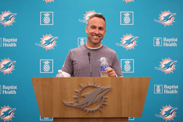 American Football,NFL, Miami Dolphins, Press conference and training