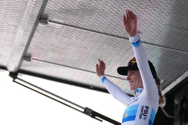 Netherlands™s Demi Vollering of FDJ United - Suez™s winner of stage during Stage 5 of the Giro d™Italia Women, from Longarone to Santo Stefano di Cadore, Italy, Wednesday, June 3, 2026  Copyright: xDavidexSpada LaPressex