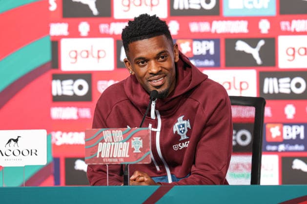 press conference of the Portuguese national football team in the football city of Oeiras Portugal, June 3, 2026, in Alges, Portugal Nelson Semedo Copyright: HMBxMedia FernandoxSoares
