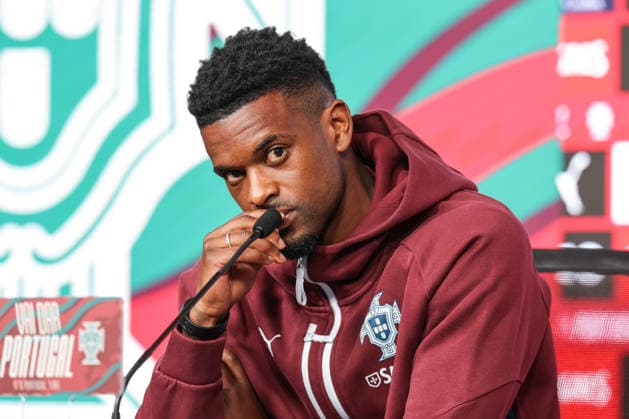 press conference of the Portuguese national football team in the football city of Oeiras Portugal, June 3, 2026, in Alges, Portugal Nelson Semedo Copyright: HMBxMedia FernandoxSoares