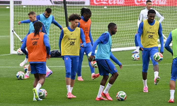ENTRAINEMENT DES BLEUS A NANTES PHOTOPQR OUEST FRANCE Jerome Fouquet ; NANTES ; 03 06 2026 ; Football. Entrainement de l équipe de France de Football, avant le match contre la Cote d Ivoire à Nantes. Photo: Jérôme Fouquet Ouest-France Nantes, France, juen 3rd 2026 France at training before a friendly match NANTES France  Copyright: xPHOTOPQR OUESTxFRANCE MAXPPPxJeromexFouquetx 20260603OFR1835 20260603OFR1835