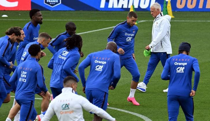 ENTRAINEMENT DES BLEUS A NANTES PHOTOPQR OUEST FRANCE Jerome Fouquet ; NANTES ; 03 06 2026 ; Football. Entrainement de l équipe de France de Football, avant le match contre la Cote d Ivoire à Nantes. Photo: Jérôme Fouquet Ouest-France Nantes, France, juen 3rd 2026 France at training before a friendly match NANTES France  Copyright: xPHOTOPQR OUESTxFRANCE MAXPPPxJeromexFouquetx 20260603OFR1852 20260603OFR1852