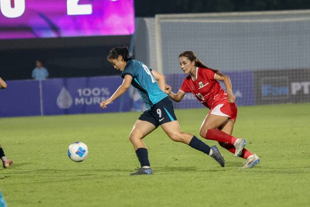 Fußball, Frauen, Testspiel, Indonesien - Singapur Indonesia V Singapore Women s national team, Nationalteam - FIFA Women s Matchday The Indonesia vs Singapore Women s National Team match takes place at the FIFA Women s Matchday event at Arcamanik Stadium in Bandung City, Indonesia, on June 3, 2026. Bandung Indonesia  Copyright: xRyanxSuherlanx originalFilename:suherlan-indonesi260603_npjeh.jpg