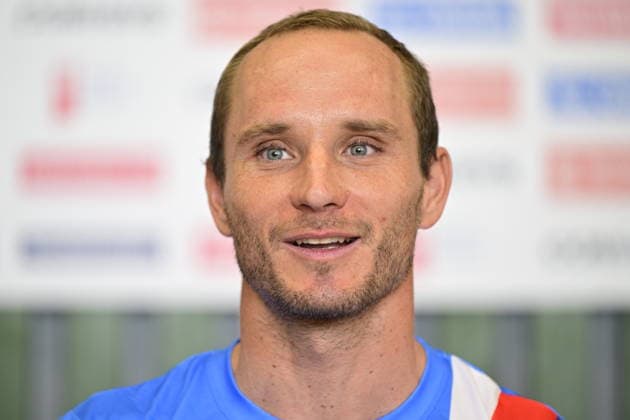 Kanu, ICF Slalom Weltcup in Prag - Troja, PRessekonferenz Czech canoeist Vit Prindis attends a press conference, PK, Pressekonferenz prior to ICF Canoe Slalom World Cup 2026 on June 3, 2026, in Prague, Czech Republic. World Cup slalom races to be held June 5-7 in Troja, Prague. (CTKxPhoto RomanxVondrous) CTKPhotoP2026060305193  CTKPhotoP2026060305193