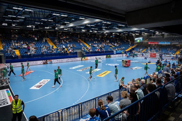 TBV Lemgo Lippe GER vs SC DHfK Leipzig GER , Handball, Daikin Handball Bundesliga, 33 Matchday, 3 6 2026, Season 2025 2026, Lemgo The Phoenix Contact Arena before the match, Venue of TBV Lemgo Lippe GER Lemgo Phoenix Contact Arena Germany