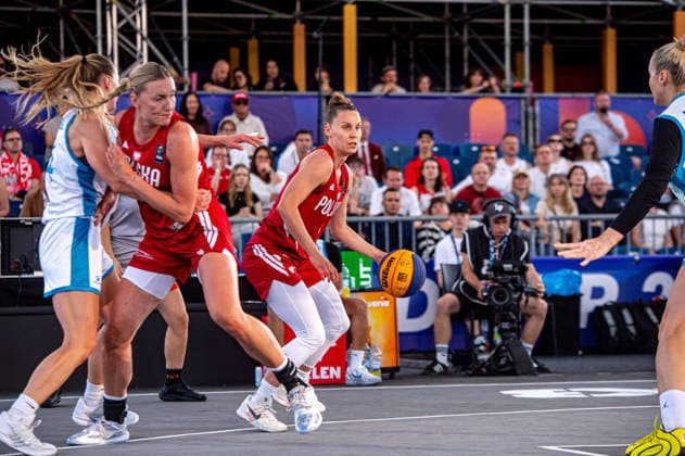 Basketball, FIBA 3x3 WM in Warschau, Frauen, Polen - Aserbaidschan #2 Warszawa 03.06.2026. 3x3 Basketball World Cup Day 3 in Warsaw, Poland. Poland - Azerbaijan match --- Mistrzostwa Swiata w koszykowce 3x3 Dzien 3 w Warszawie. Mecz Polska - Azerbejdzan Persons Shown : Anna Pawlowska Fot. Kai Taller Arena Akcji NEWSPIX.PL --- newspix.pl 