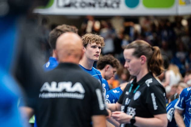 TBV Lemgo Lippe GER vs SC DHfK Leipzig GER , Handball, Daikin Handball Bundesliga, 33 Matchday, 3 6 2026, Season 2025 2026, Lemgo Moritz Sundermann TBV Lemgo Lippe, 38 before the match Lemgo Phoenix Contact Arena Germany