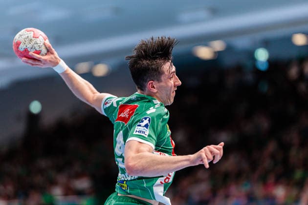 Jakub Sterba GWD Minden, 19 in goal GER, GWD Minden vs THW Kiel, Handball, 1 Bundesliga, 33 Matchday, Season 2025 2026, 03 06 2026 GER, GWD Minden vs THW Kiel, Handball, 1 Bundesliga, 33 Matchday, Season 2025 2026, 03 06 2026 Minden Copyright: xEibner-Pressefoto JanxRollingerx EP_JSK