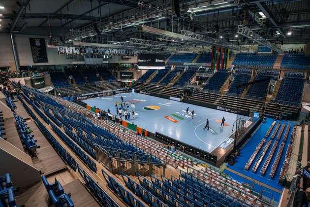 Germany HBL DAIKIN Handball Bundesliga 2025 2026, 33 Matchday SC Magdeburg vs VfL Gummersbach GETEC Arena Magdeburg Sports venue Copyright: xTomxLauruschkatx