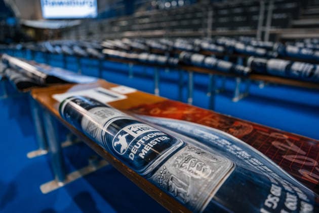 Germany HBL DAIKIN Handball Bundesliga 2025 2026, 33 matchday SC Magdeburg vs VfL Gummersbach GETEC Arena Magdeburg Preparation of the choreography for the German championship Copyright: xTomxLauruschkatx