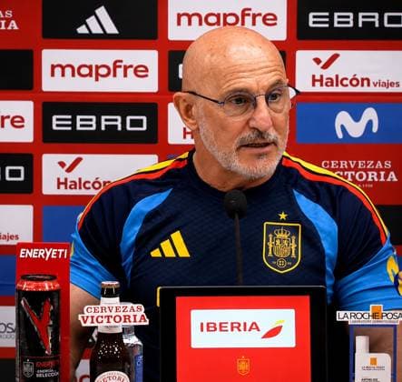 ESP Press conference of the Spain National Football Team Luis de la Fuente, head coach of Spain during the press conference of the Spain National Football Team at Ciudad del Futbol, Las Rozas, Madrid on June 3 , 2026 in Spain Spain Madrid Spain Futbol Copyright: xNoeliaxOrtizx xAgenciaxLOFx