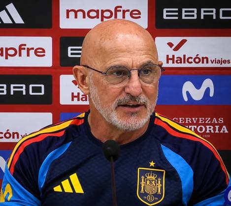 ESP Press conference of the Spain National Football Team Luis de la Fuente, head coach of Spain during the press conference of the Spain National Football Team at Ciudad del Futbol, Las Rozas, Madrid on June 3 , 2026 in Spain Spain Madrid Spain Futbol Copyright: xNoeliaxOrtizx xAgenciaxLOFx
