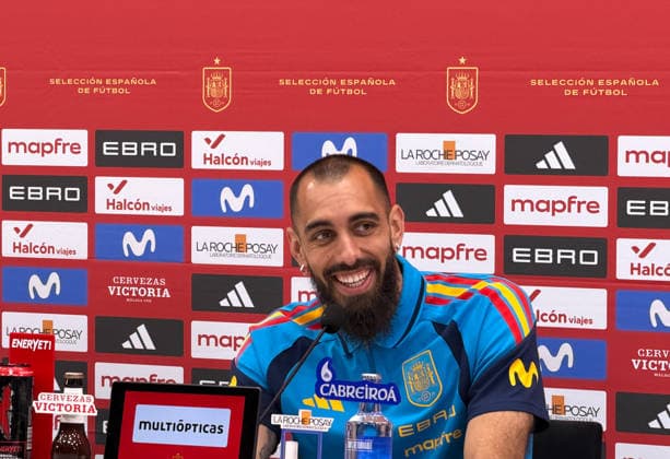 ESP Press conference of the Spain National Football Team Borja Iglesias of Spain during the press conference of the Spain National Football Team at Ciudad del Futbol, Las Rozas, Madrid on June 3 , 2026 in Spain Madrid Spain Football Copyright: xAgenciaxLOFx