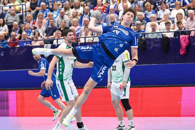 2026 06 03, xkwix, Handball, HBL, TBV Lemgo Lippe SC DHfK Leipzig, PHOENIX CONTACT arena, 33 Matchday, Season 2025 2026 Joël Willecke TBV Lemgo Lippe 24 at goal throw Photo xKamilxWilkowskixPressefotoKochx Nordrhein Westfalen Germany