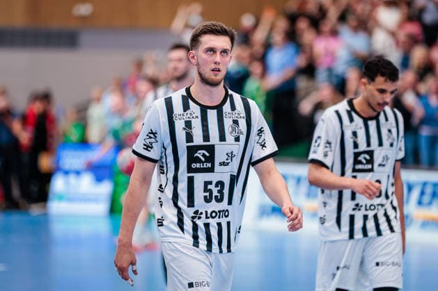 Nikola Bilyk THW Kiel, 53 is disappointed about the 34 30 defeat GER, GWD Minden vs THW Kiel, Handball, 1 Bundesliga, Matchday 33, Season 2025 2026, 03 06 2026 GER, GWD Minden vs THW Kiel, Handball, 1 Bundesliga, Matchday 33, Season 2025 2026, 03 06 2026 Minden Copyright: xEibner-Pressefoto JanxRollingerx EP_JSK