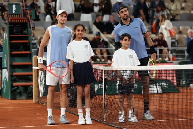 ROLAND GARROS 2026 Thierry Larret MAXPPP - PARIS (75) 03 06 2026 Thierry Larret Maxppp. Tennis. Roland Garros 2026. Internationaux de France de tennis. Stade Roland Garros, Paris (75). Le 3 Juin. Court Philippe CHATRIER : Matteo BERRETINI (ITA) vs Matteo ARNALDI (ITA). PARIS (75) STADE ROLAND GARROS PARIS ILE DE FRANCE FRANCE  Copyright: xMAXPPPxThierryxLarretx TLR202606032088 TLR202606032088