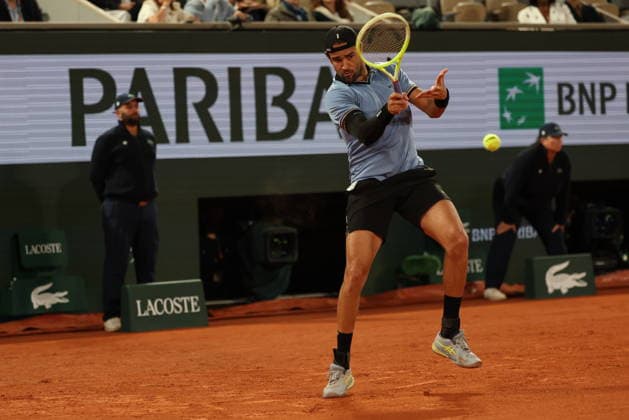 ROLAND GARROS 2026 Thierry Larret MAXPPP - PARIS (75) 03 06 2026 Thierry Larret Maxppp. Tennis. Roland Garros 2026. Internationaux de France de tennis. Stade Roland Garros, Paris (75). Le 3 Juin. Court Philippe CHATRIER : Matteo BERRETINI (ITA) vs Matteo ARNALDI (ITA). PARIS (75) STADE ROLAND GARROS PARIS ILE DE FRANCE FRANCE  Copyright: xMAXPPPxThierryxLarretx TLR202606032094 TLR202606032094