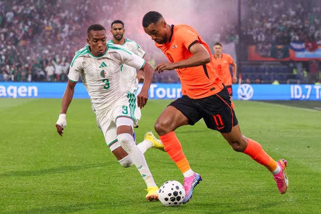 Football, Test match, Netherlands - Algeria