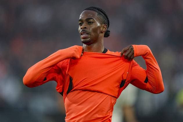 Fußball, Testspiel, Niederlande - Algerien ROTTERDAM , 03-06-2026 , Stadium Feijenoord de Kuip , season 2025 2026 , FIFA International football , friendly match between The Netherlands and Algeria , picture shows Netherlands player Crysencio Summerville Netherlands - Algeria (friendly)  x204133825x Copyright: