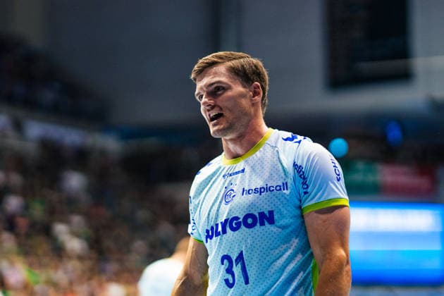 Germany HBL DAIKIN Handball Bundesliga 2025 2026, 33 Matchday SC Magdeburg vs VfL Gummersbach GETEC Arena Magdeburg Kay Smits VfL Gummersbach, 31 Single image Copyright: xTomxLauruschkatx
