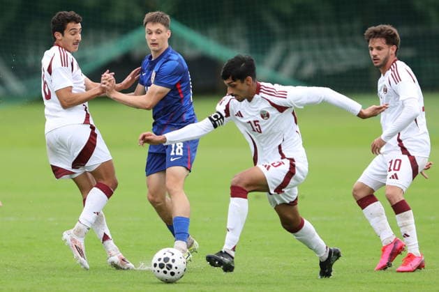 Football, U21, Test match, Croatia - Qatar