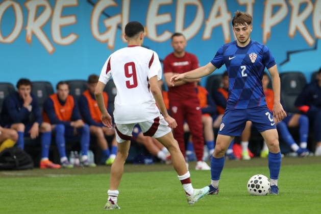 Fußball, U21, Testspiel, Kroatien - Katar Croatia, Zagreb, 030626. Rudes Stadium. Friendly match of the U21, U 21 national teams: Croatia - Qatar. Photo: Ranko Suvar CROPIX Zagreb Croatia Copyright: xxRankoxSuvarx hrvatska_katar29-030626