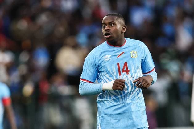 Fußball, Testspiel, DR Kongo - Dänemark #3 Congolese Noah Sadiki pictured during a friendly soccer game between the national teams of DR Congo and Denmark, Wednesday 03 June 2026 in Liege, in preparation of the upcoming the 2026 World Cup. BRUNOxFAHY  x175855426x