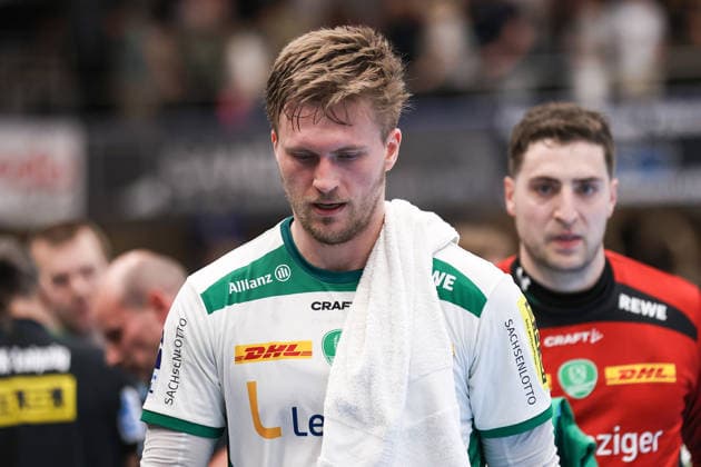 2026 06 03, xkwix, Handball, HBL, TBV Lemgo Lippe SC DHfK Leipzig, PHOENIX CONTACT arena, 33 Matchday, Season 2025 2026 Franz Semper SC DHfK Leipzig 32 looks exhausted Photo xKamilxWilkowskixPressefotoKochx North Rhine-Westphalia Germany