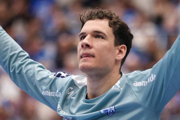 2026 06 03, xkwix, Handball, HBL, TBV Lemgo Lippe SC DHfK Leipzig, PHOENIX CONTACT arena, 33 Matchday, Season 2025 2026 Constantin Möstl TBV Lemgo Lippe 1 is happy Photo xKamilxWilkowskixPressefotoKochx North Rhine-Westphalia Germany