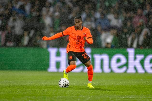 ROTTERDAM Crysencio Summerville of the Netherlands during the 2026 World Cup friendly match between the Netherlands and Algeria at Stadium De Kuip on June 3, 2026 in Rotterdam, the Netherlands Photo by Stefan Koops EYE4IMAGES DeFodi Images