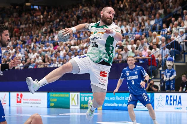 2026 06 03, xkwix, Handball, HBL, TBV Lemgo Lippe SC DHfK Leipzig, PHOENIX CONTACT arena, 33 Matchday, Season 2025 2026 Moritz Preuss SC DHfK Leipzig 24 at goal throw Photo xKamilxWilkowskixPressefotoKochx North Rhine-Westphalia Germany