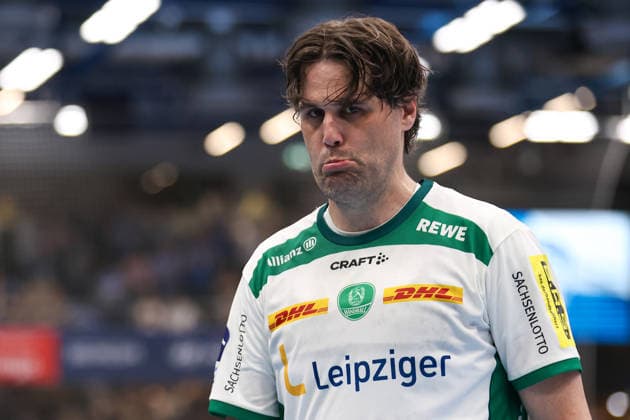 2026 06 03, xkwix, Handball, HBL, TBV Lemgo Lippe SC DHfK Leipzig, PHOENIX CONTACT arena, 33 Matchday, Season 2025 2026 Dean BombaÄ SC DHfK Leipzig 67 looking disappointed with pouting face after final whistle Photo xKamilxWilkowskixPressefotoKochx Nordrhein Westfalen Germany