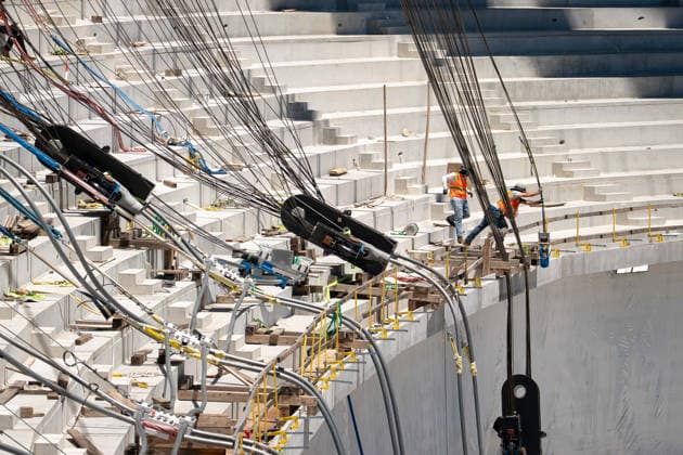 NFL, Bauarbeiten am neuen Stadion der Tennessee Titans June 3, 2026, Nashville, Tennessee, USA: Construction continues at the new Tennessee Titans stadium in Nashville. Tennessee Titans New Stadium  - ZUMAh237 20260603_zsp_h237_010 Copyright: xCamdenxHallx