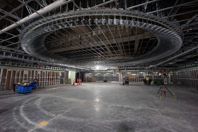 NFL, Bauarbeiten am neuen Stadion der Tennessee Titans June 3, 2026, Nashville, Tennessee, USA: Construction continues in the locker room of the new Tennessee Titans stadium in Nashville. Tennessee Titans New Stadium  - ZUMAh237 20260603_zsp_h237_015 Copyright: xCamdenxHallx