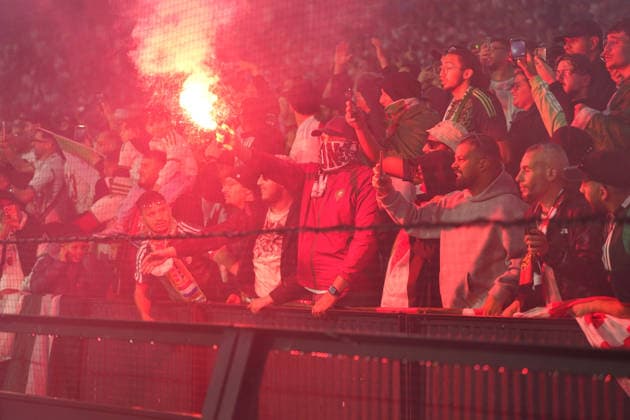 Fußball, Testspiel, Niederlande - Algerien #4 International Friendly, Länderspiel, Nationalmannschaft The Netherlands v Algeria Rotterdam - Algeria supporters during an international_friendly match between The Netherlands and Algeria at De Kuip on 3 June 2026 in Rotterdam, The Netherlands. ( Danny de Groot) Copyright: xDannyxdexGrootx