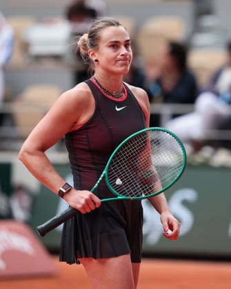 Aryna Sabalenka reacts upset,anger,disappointed,disappointment,emotion, Women s Singles, Women s Singles Tennis French Open 2026 Roland Garros Paris France 3 June 2026 Copyright: xJuergenxHasenkopfx