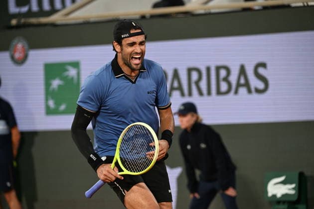 Tennis -Internationaux de France - Roland Garros 2026 - ITF - 03 06 2026 - Tennis -Internationaux de France - Roland Garros 2026 - ITF - 03 06 2026 - Matteo Berrettinni - Italie ParisFrance  Copyright: xChryslenexCaillaud psnewzx