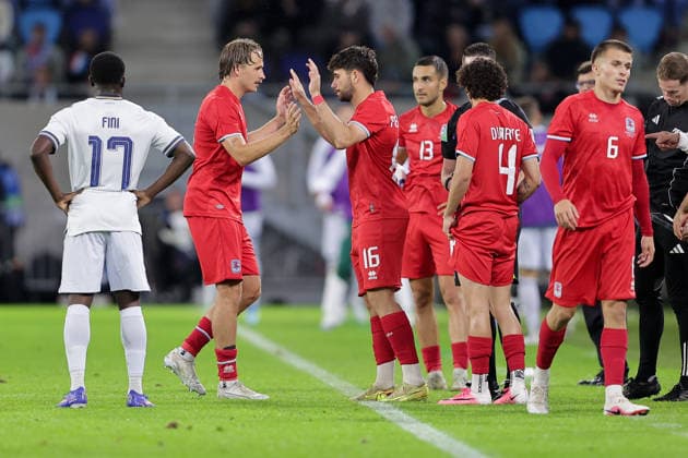 Miguel Goncalves Fernandes Luxembourg 16 debuts for Mathias Olesen Luxembourg 19 Football, Season 2025 2026, Friendly match, International match 03 06 2026 National team Luxembourg Italy LUX vs ITA Stade de Luxembourg, Luxembourg