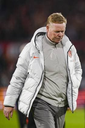 ROTTERDAM , 03-06-2026 , Stadium Feijenoord de Kuip , season 2025 2026 , FIFA International football , friendly match between The Netherlands and Algeria , picture shows Netherlands trainer coach Ronald Koeman looks dejected Netherlands - Algeria (friendly)  x204135665x Copyright: