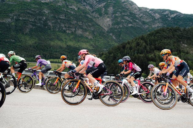 Giro Women Picture by Thomas Maheux SWpix.com 03 06 2026 - Cycling - Giro Women - Stage 5 - Longarone to Sante Stefano di Cadore - VAN DER BREGGEN Anna, Team SD Worx - Protime Buja Italy Copyright: x xThomasxMaheuxxviaxSWpix.comx(t axPhotographyxHubxLtd)xThomasxMaheux SWpix.comx SWP-3197