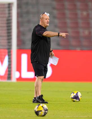 Yemen team press conference, PK, Pressekonferenz and Training Yemen national team, Nationalteam head coach Noureddine Ould Ali during a training session at Grand Hamad Stadium in Doha, Qatar, on June 3, 2026, on the eve of their AFC Asian Cup Saudi Arabia 2027 Qualifiers Group B match against Yemen. DOHA Qatar Copyright: xNOUSHADx
