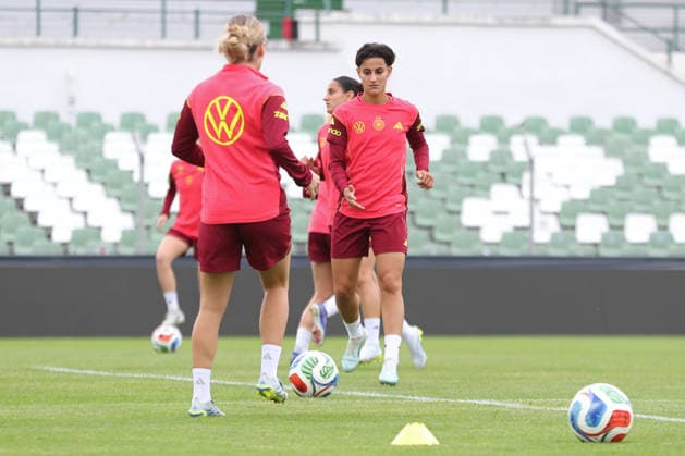 DFB U23 womens national team training Germany, 03 06 26 Dilara Acikgöz 3, Germany U23, Eintracht Frankfurt soccer, DFB U23 womens national team Germany trains on 03 06 26 at Alfred Kunze Sportpark Leipzig Leutzsch Copyright: xBEAUTIFULxSPORTS JanxKaeferx