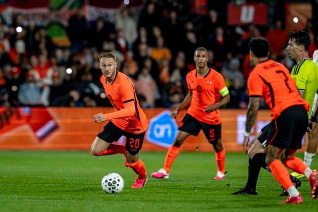 ROTTERDAM Teun Koopmeiners of the Netherlands during the 2026 World Cup friendly match between the Netherlands and Algeria at Stadium De Kuip on June 3, 2026 in Rotterdam, the Netherlands Photo by Stefan Koops EYE4IMAGES DeFodi Images