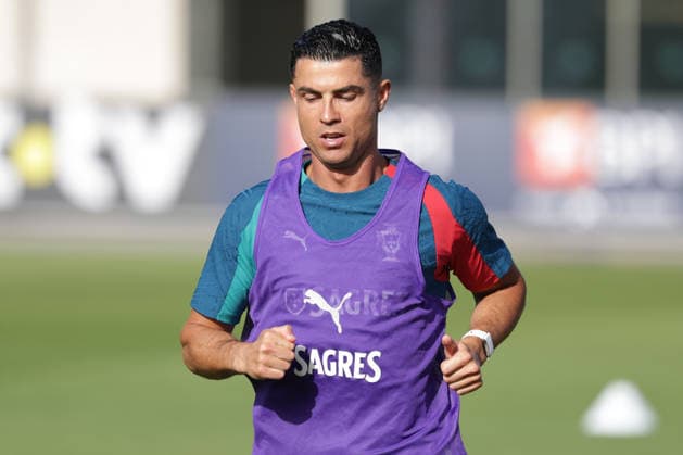 Training of the Portuguese national football team in the football city of Oeiras Portugal, June 3, 2026, in Alges, Portugal Cristiano Ronaldo Portugal ,7 Copyright: HMBxMedia FernandoxSoares