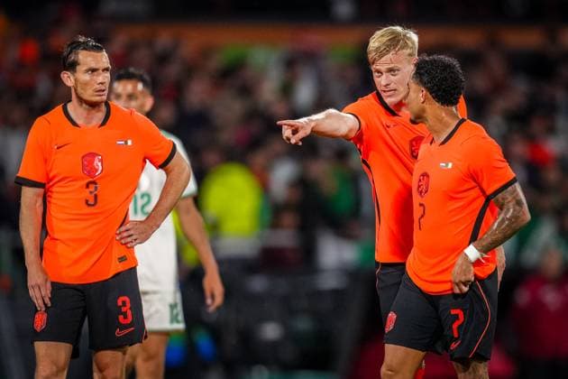 ROTTERDAM , 03-06-2026 , Stadium Feijenoord de Kuip , season 2025 2026 , FIFA International football , friendly match between The Netherlands and Algeria , picture shows Netherlands player Jan Paul van Hecke Netherlands - Algeria (friendly)  x204136870x Copyright: