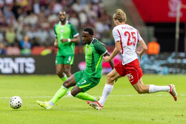 Poland v Nigeria - International Friendly, Länderspiel, Nationalmannschaft Philip Otele during the friendly match between Poland and Nigeria in Warsaw, Poland, on June 03, 2026 NO SALES POLAND Warsaw Poland  Copyright: xAndrzejxIwanczukx originalFilename:iwanczuk-polandvn260603_npb4x.jpg